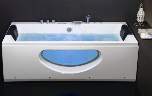 Акриловая ванна EAGO AM220JDCHZ  с донным гидро-аэромассажем